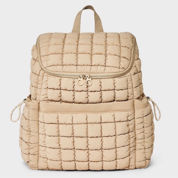 Universal Thread Handbags - New without tags: Universal Threads Puffer Bagpack in Tan. MSRP $40